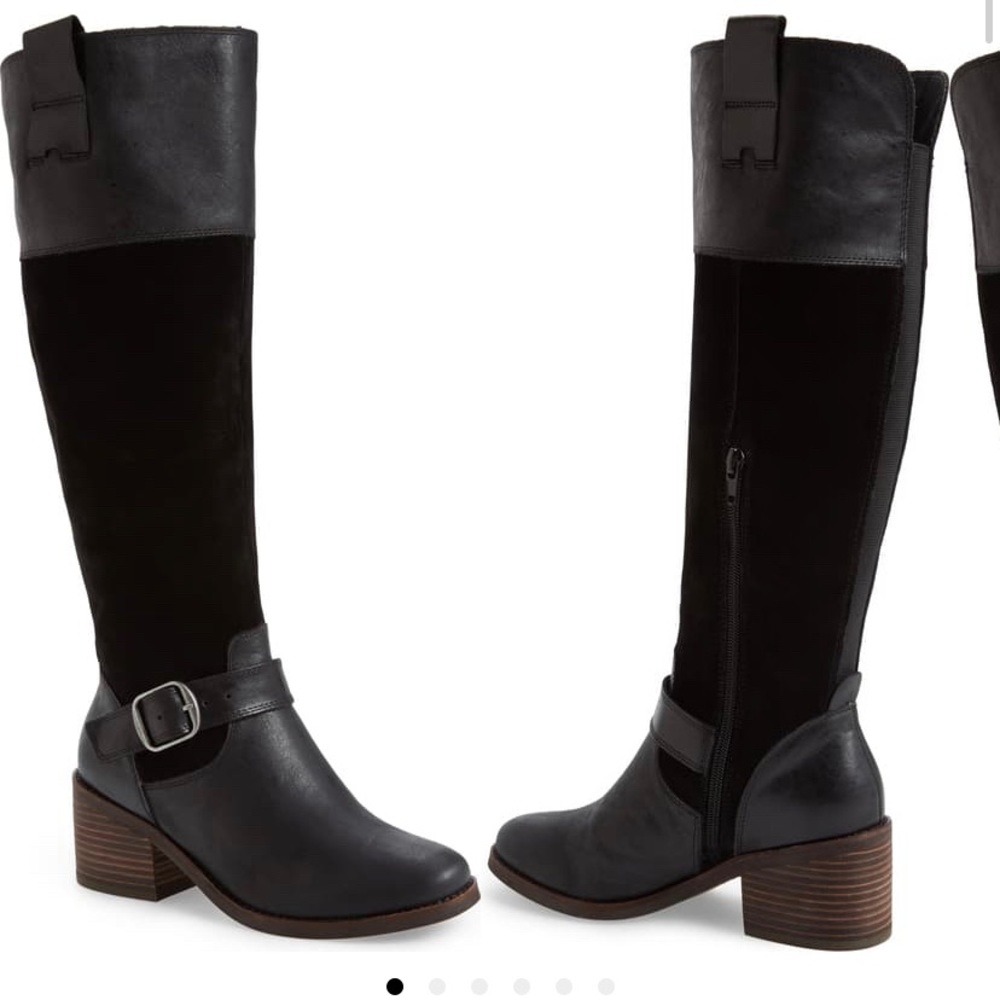 8.5 wide calf Lucky Brand Knee high boots